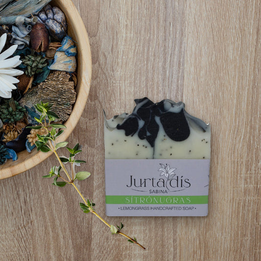 Sítrónugrassápa – handgert hjá Jurtadís